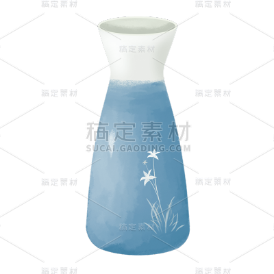 端午节主题素材插画贴纸-酒