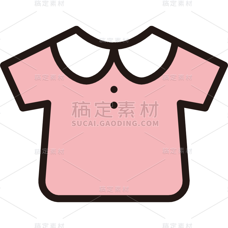 ICON-垃圾分类环保icon-SVG-衣服