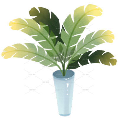 花卉植物插画元素主题素材