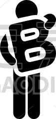 B