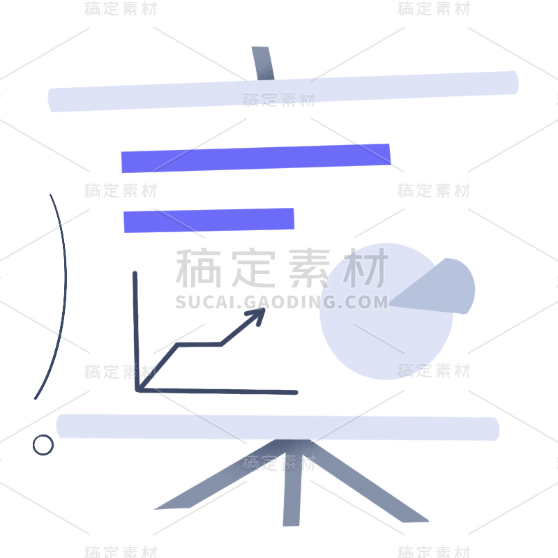 手绘-金融理财贴纸套系-利益分析