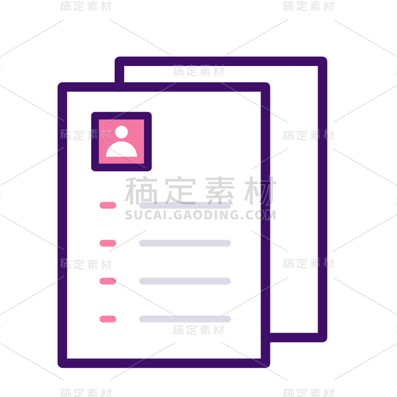 商务会议面性icon