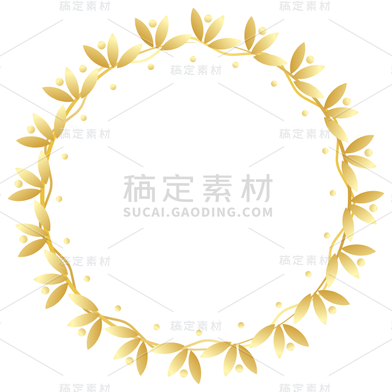 SVG-奥运桂冠元素