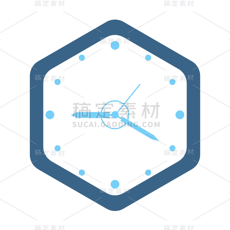 ICON-扁平矢量钟表元素-SVG16