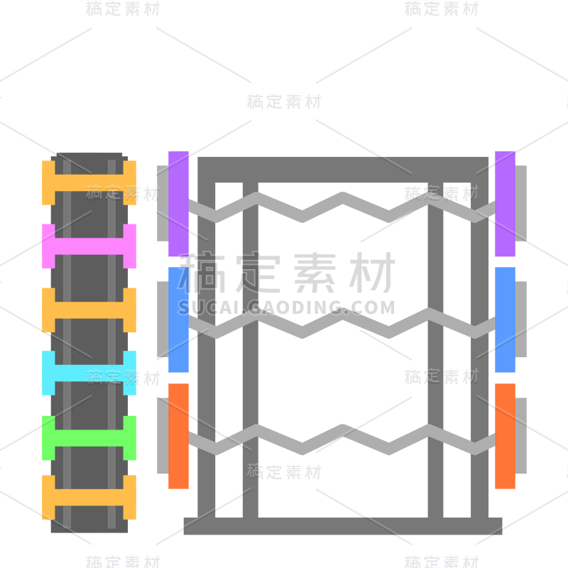 扁平风插画-职业主题元素