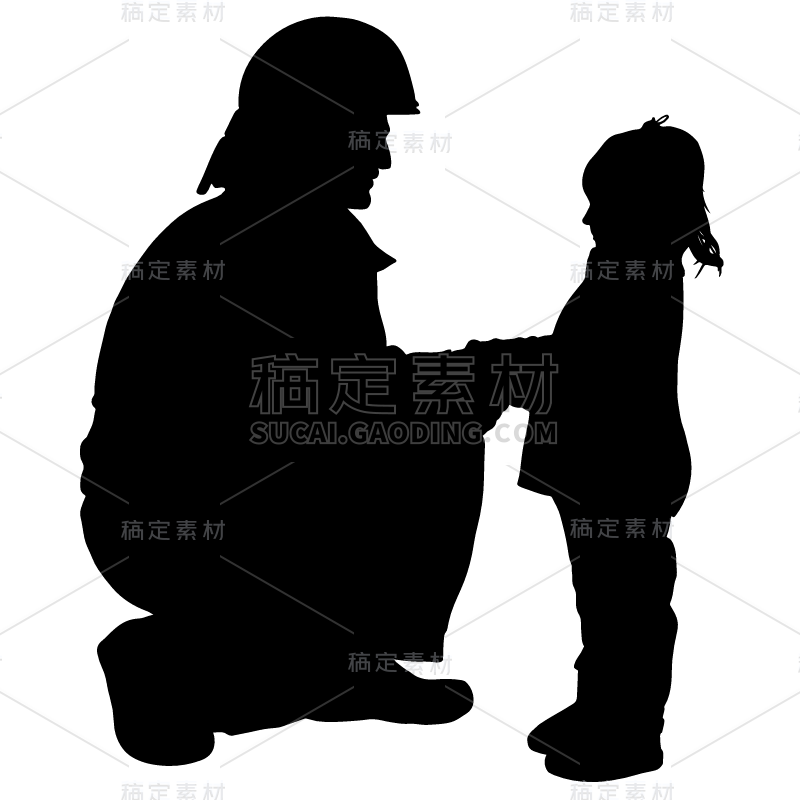 SVG-救援人物元素贴纸