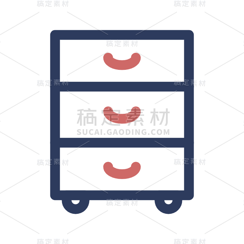 ICON-生活用品icon-SVG-床头柜