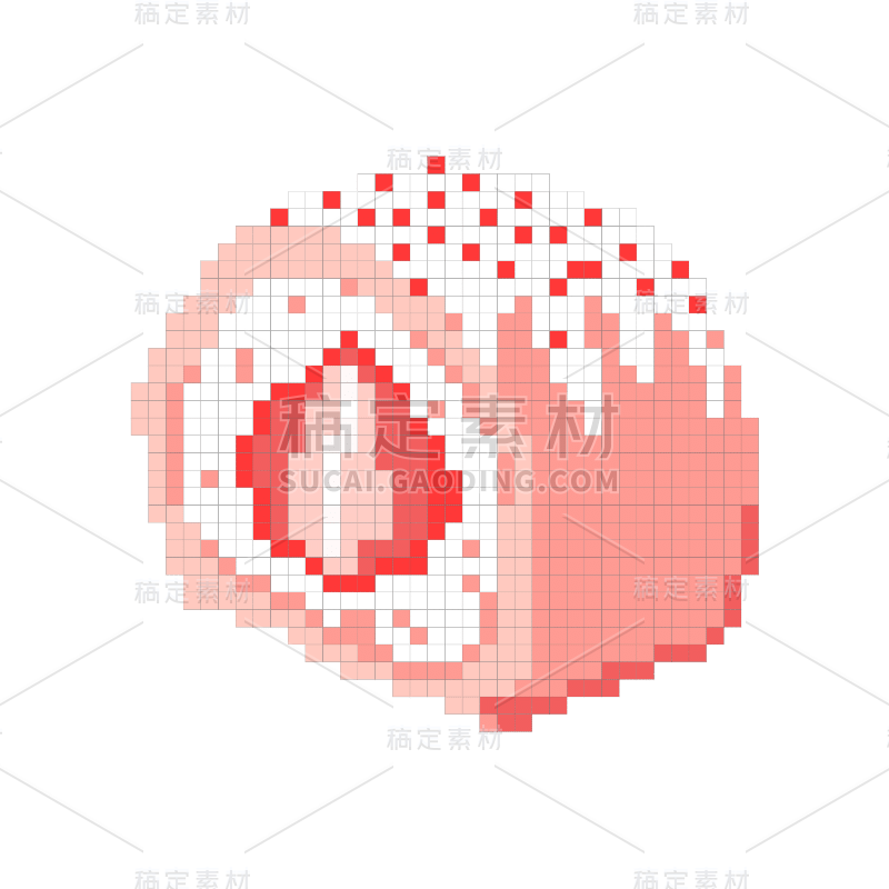 手绘-像素风贴纸套系SVG-蛋糕卷1