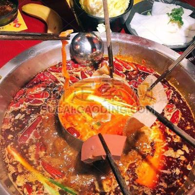 美味麻辣火锅摄影图