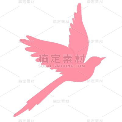 扁平-七夕情人节元素-喜鹊