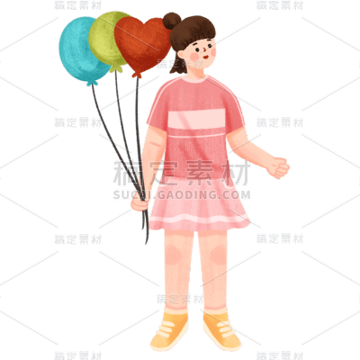 贴纸套系-传统/新式节日主题-女孩