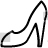 high heel shoe