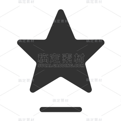 手绘-转发点赞收藏按钮电商元素9