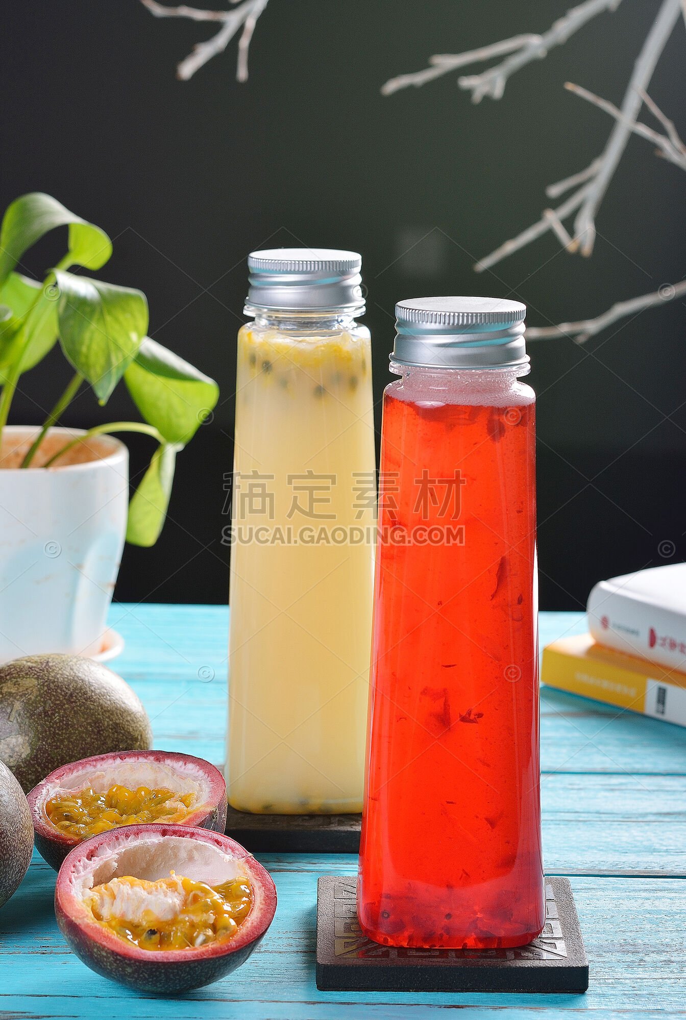 百香果水果茶花茶饮品