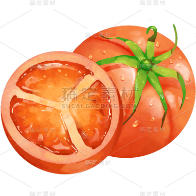 美食元素主题插画