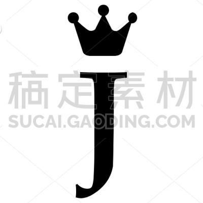 Royal, Alphabet, Crown, Letter, English, J, Joker