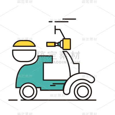 ICON-简约卡通交通工具8