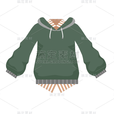 墨绿色复古可爱少女卫衣