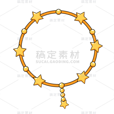卡通-首饰元素图形-手链