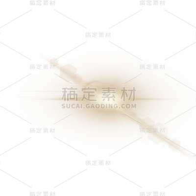 金色发光效果光效元素1