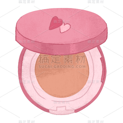 手绘-美容护肤化妆品贴纸