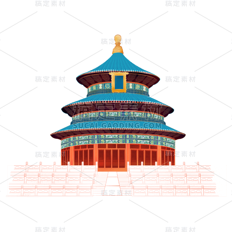 中国风-传统建筑-天坛