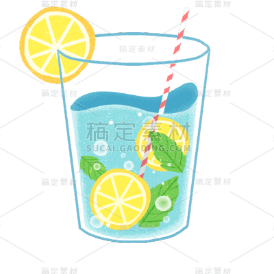 【微商】小暑社交营销场景手绘贴纸