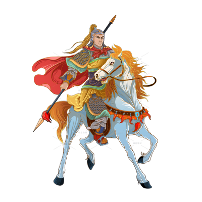 中国风-国潮三国人物插画1