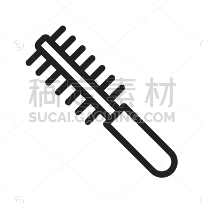 Curly hair comb