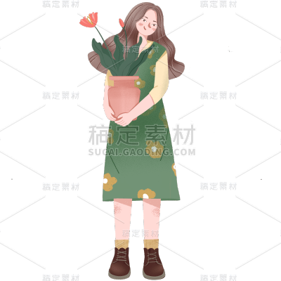 优雅女性贴纸2