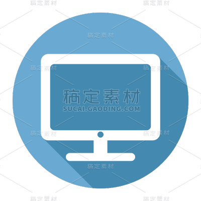 ICON-扁平风电子产品-显示器
