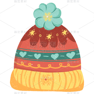 圣诞插画元素主题素材