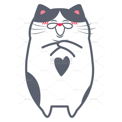 可爱萌宠元素主题素材-猫