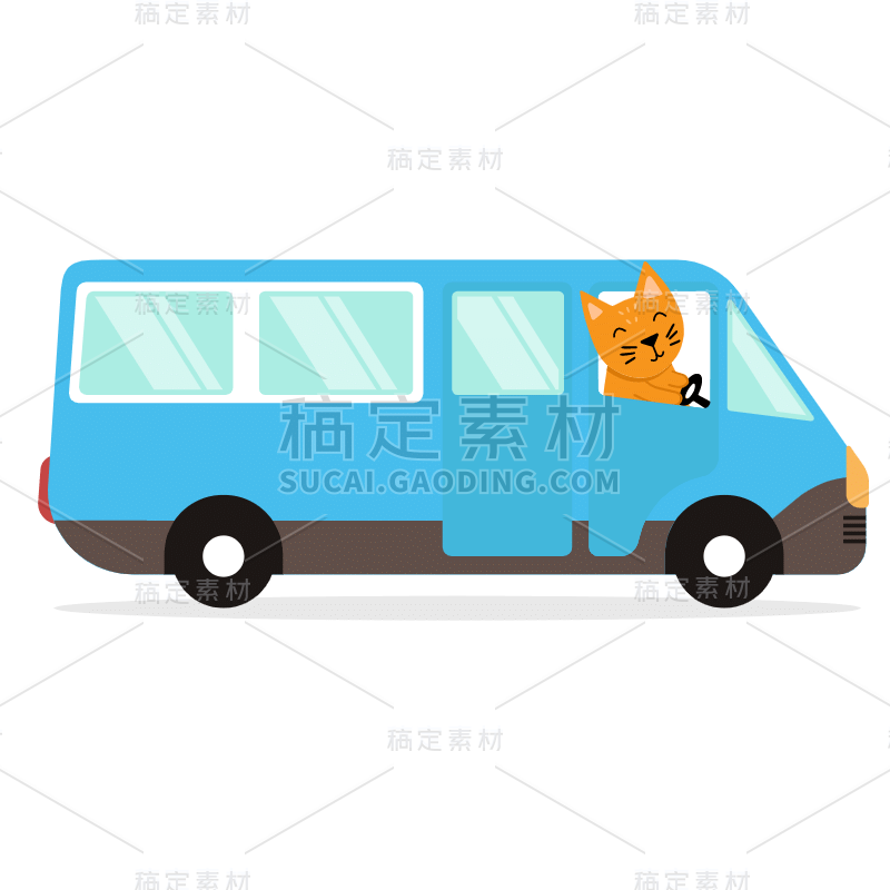 SVG-儿童插画游戏车贴纸