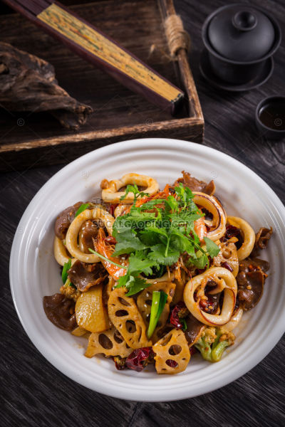 美食系列写实中国传统风味小吃卤味