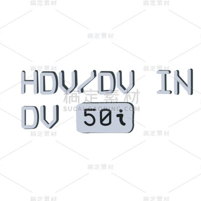 手绘-复古VCR装饰