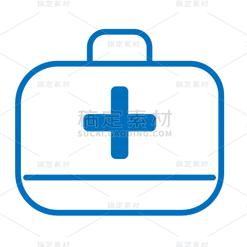 ICON-矢量医疗图标-医疗箱