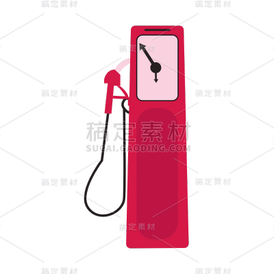 矢量-道路交通元素-加油站