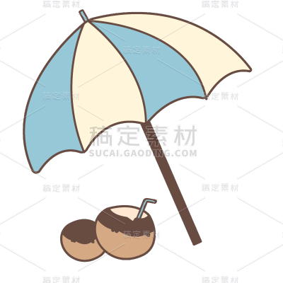 【微商】夏日主题可爱贴纸