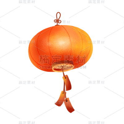红色喜庆中式灯笼新年元素