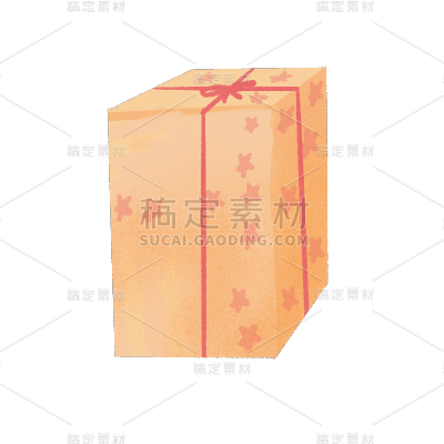 手绘风-生日元素-礼物