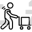 Man Pushing Cart