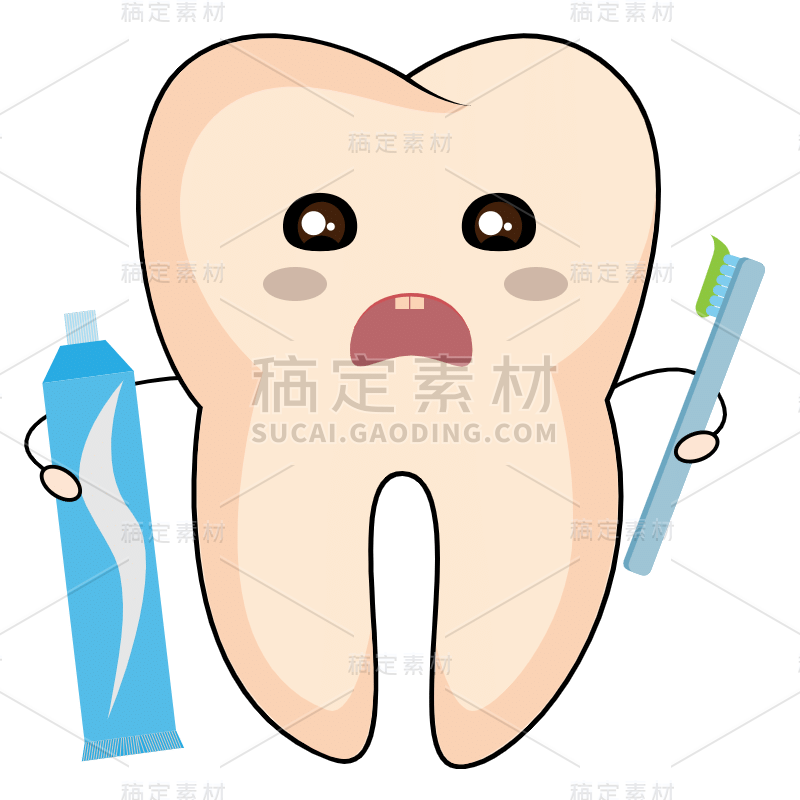 口腔健康业贴纸2