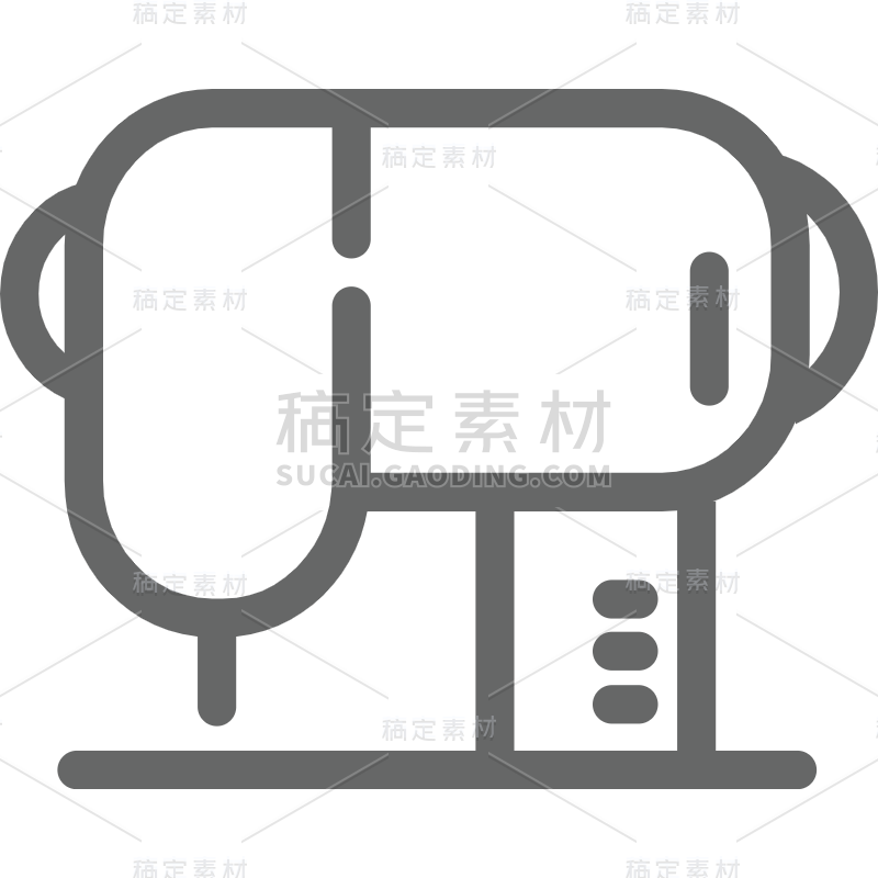 ICON-电器icon-SVG-缝纫机