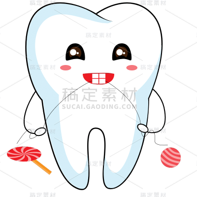 口腔健康业贴纸2
