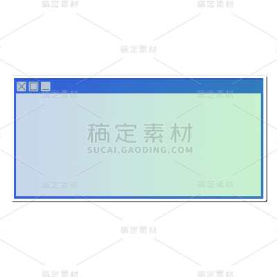 手绘-渐变电脑窗口贴纸10