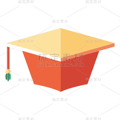 SVG-世界阅读日人物阅读贴纸2-帽子