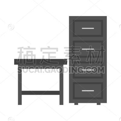 Table with shelves