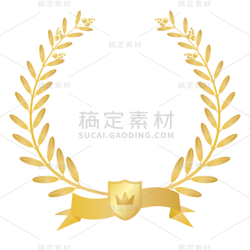 SVG-奥运桂冠元素