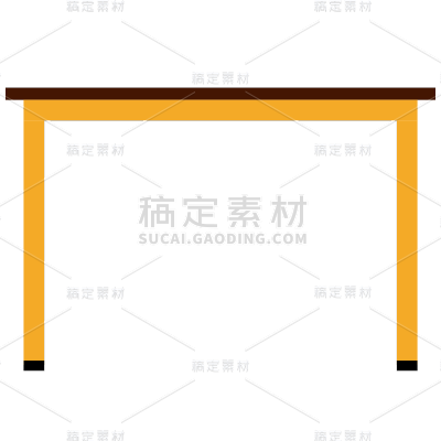 高质量人物插画-办公桌